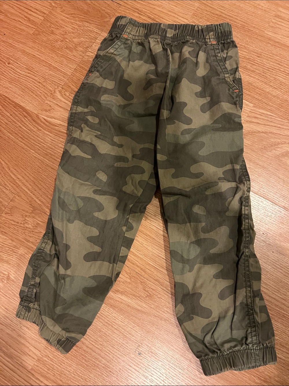 Carter's Boys Camo Joggers - Olive & Dark Green